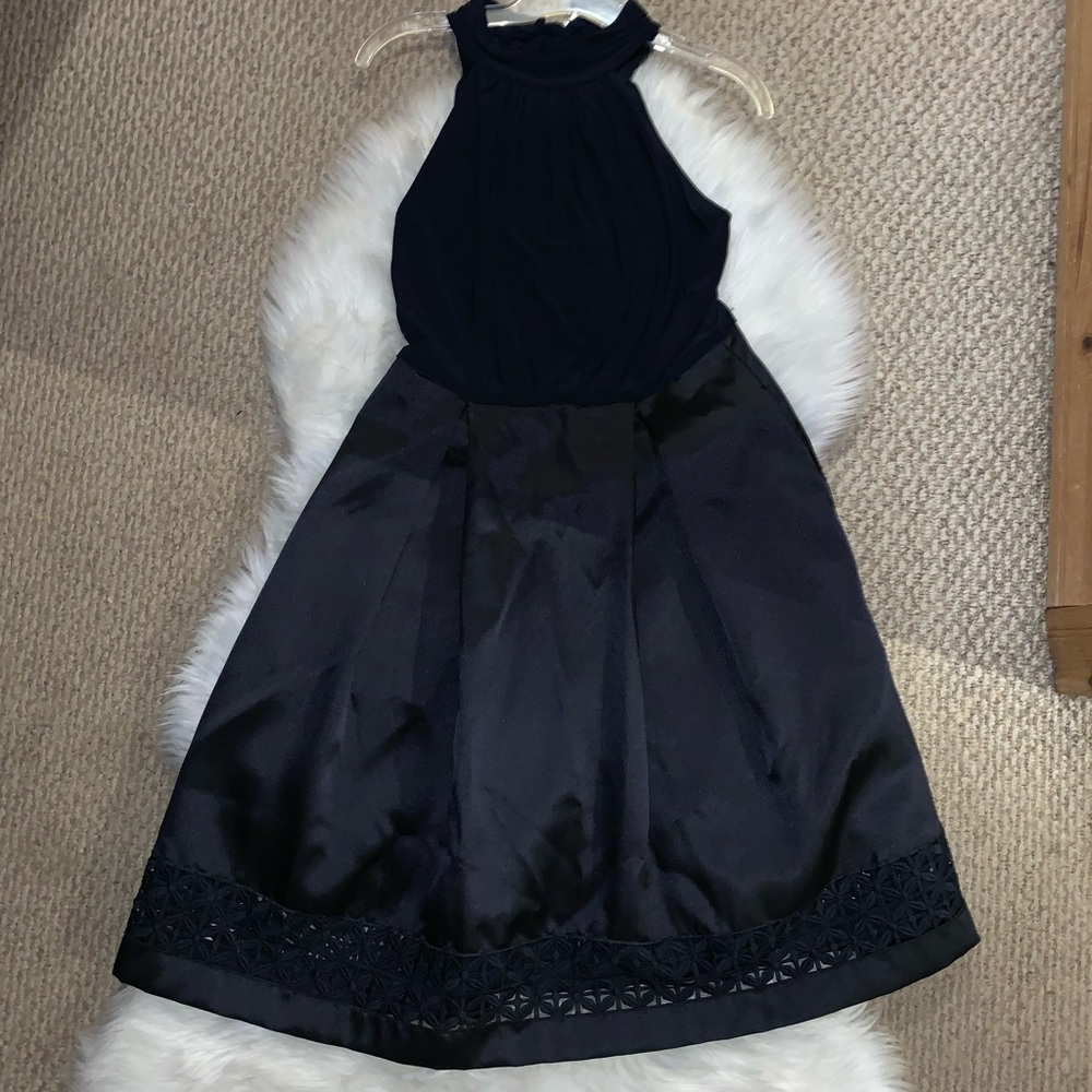 Elegant navy blue dress